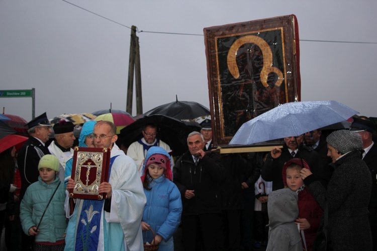 Powitanie ikony MB Częstochowskiej w Stachlewie