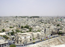 Panorama Aleppo z okresu pokoju.