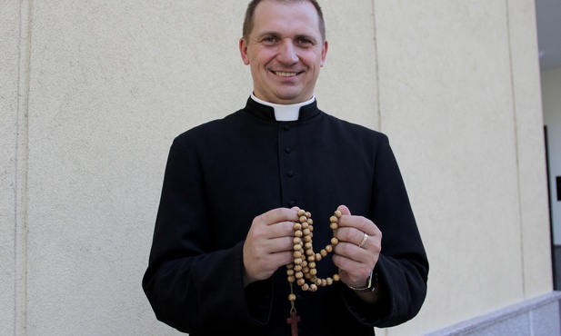 Ks. Roman Kot, diecezjalny moderator Kół Różańcowych zbuduje na Tarchominie kościół ku czci Matki Bożej Pompejańskiej