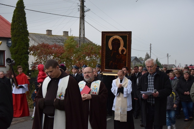 Powitanie ikony MB Częstochowskiej w Makowie