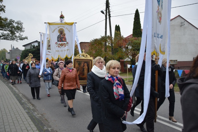 Powitanie ikony MB Częstochowskiej w Makowie