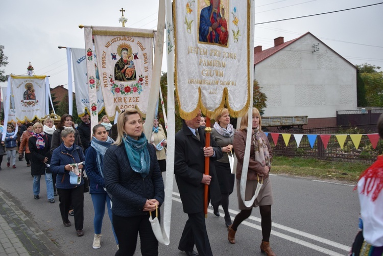 Powitanie ikony MB Częstochowskiej w Makowie