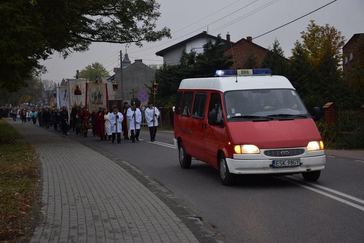 Powitanie ikony MB Częstochowskiej w Makowie