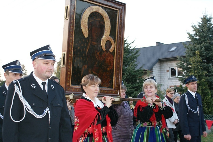 Powitanie ikony MB Częstochowskiej w Godzianowie