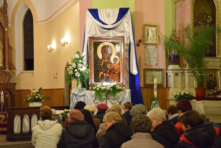 Powitanie ikony MB Częstochowskiej w Lipcach Reymontowskich