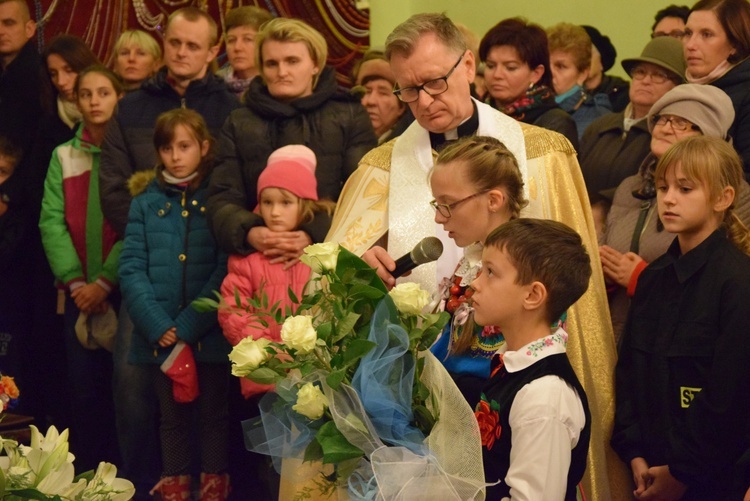 Powitanie ikony MB Częstochowskiej w Lipcach Reymontowskich