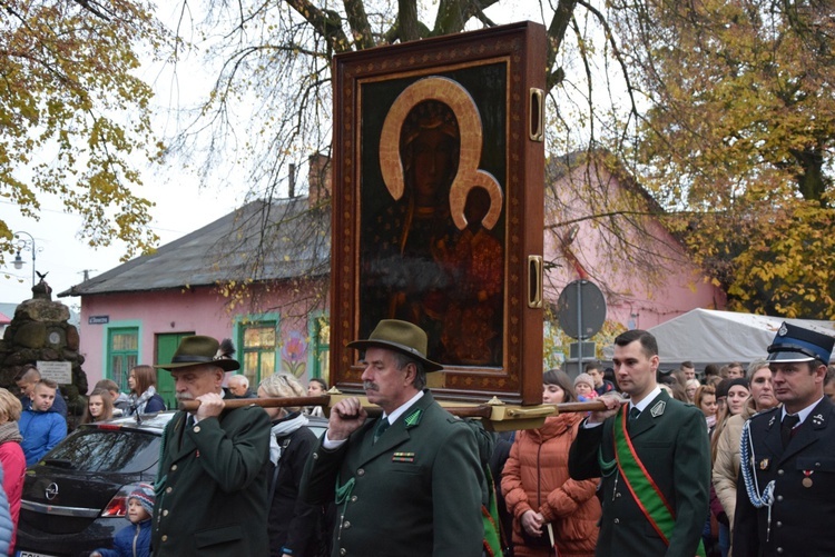 Powitanie ikony MB Częstochowskiej w Lipcach Reymontowskich