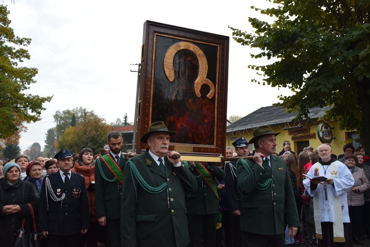 Powitanie ikony MB Częstochowskiej w Lipcach Reymontowskich