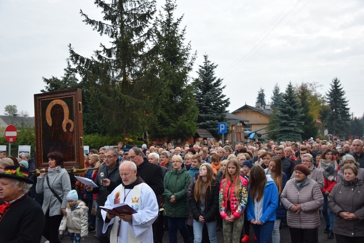 Powitanie ikony MB Częstochowskiej w Lipcach Reymontowskich