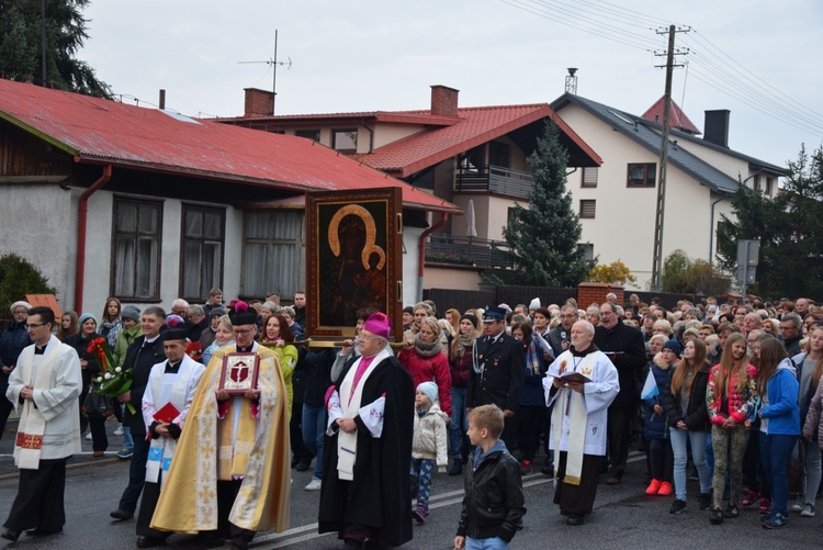 Powitanie ikony MB Częstochowskiej w Lipcach Reymontowskich