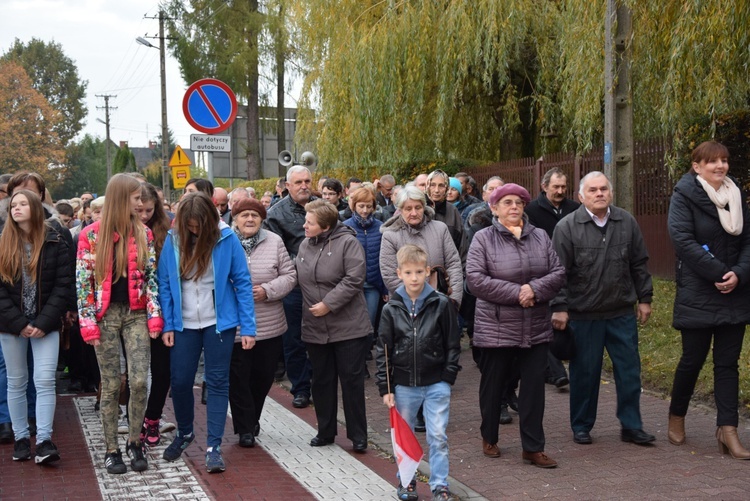 Powitanie ikony MB Częstochowskiej w Lipcach Reymontowskich