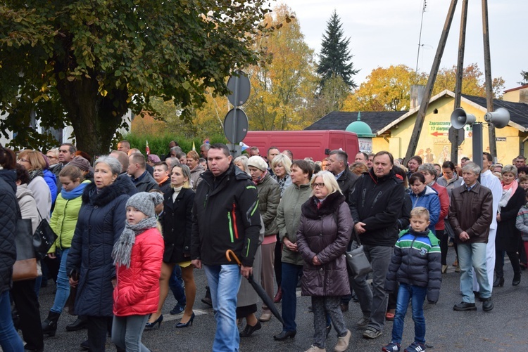 Powitanie ikony MB Częstochowskiej w Lipcach Reymontowskich