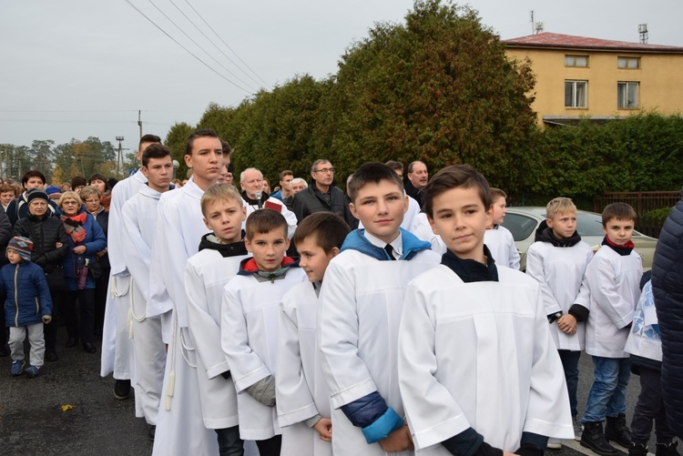 Powitanie ikony MB Częstochowskiej w Lipcach Reymontowskich