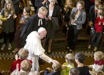 Przed rokiem papież Franciszek spotkał się z luteranami w ich kościele w Rzymie.
