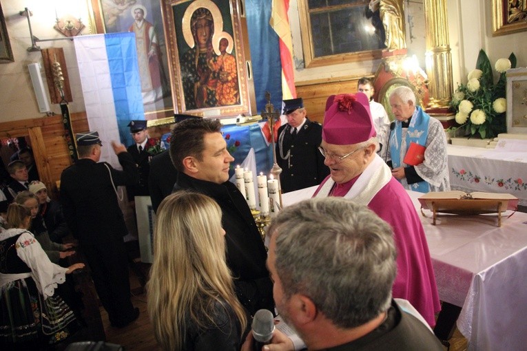 Powitanie ikony MB Częstochowskiej w Słupi