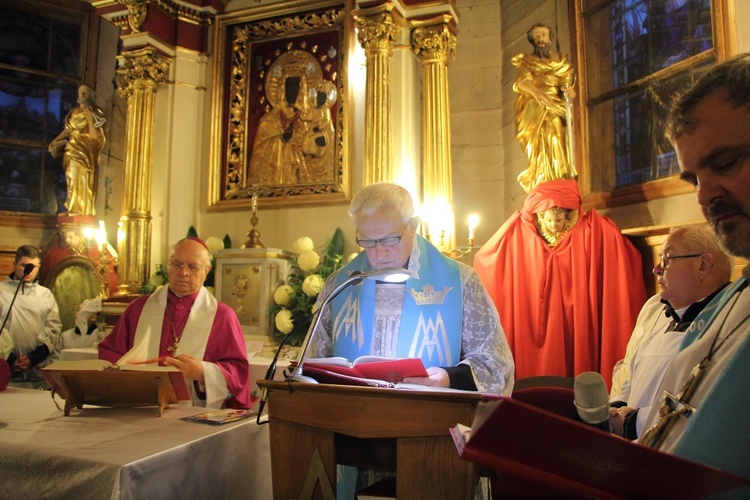 Powitanie ikony MB Częstochowskiej w Słupi