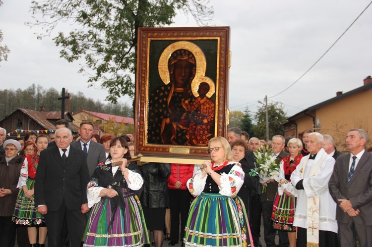 Powitanie ikony MB Częstochowskiej w Janisławicach