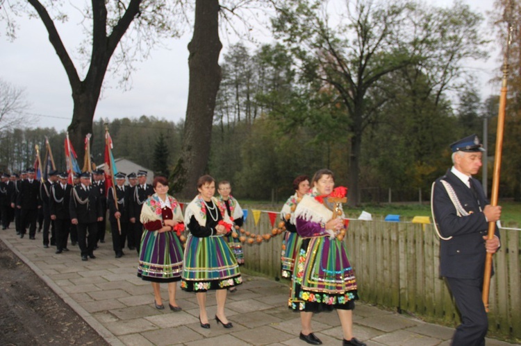 Powitanie ikony MB Częstochowskiej w Janisławicach