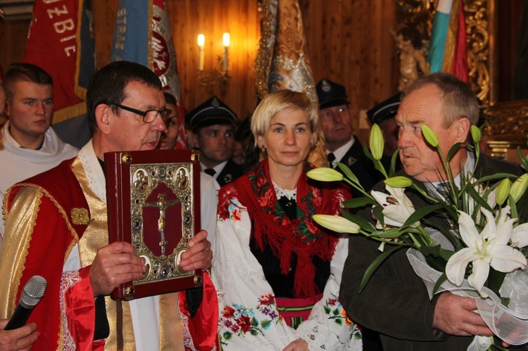 Powitanie ikony MB Częstochowskiej w Janisławicach