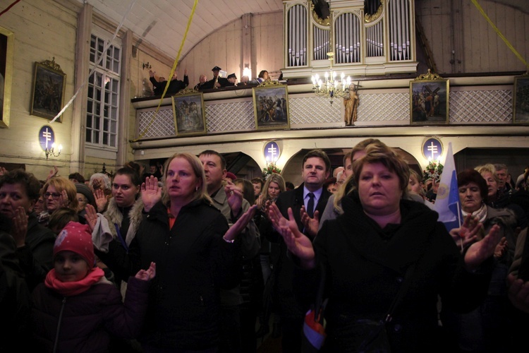 Powitanie ikony MB Częstochowskiej w Starej Rawie