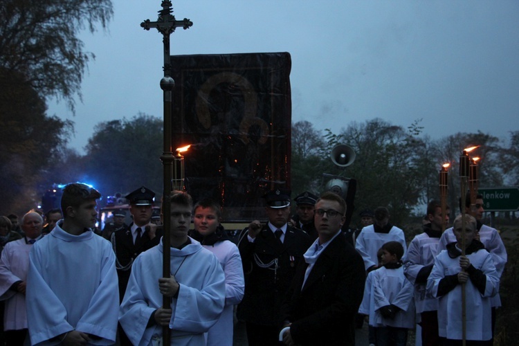 Powitanie ikony MB Częstochowskiej w Starej Rawie