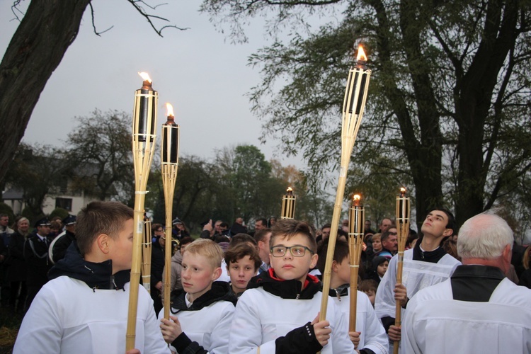 Powitanie ikony MB Częstochowskiej w Starej Rawie