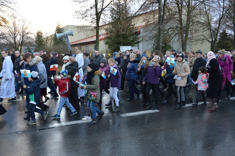 Powitanie ikony MB Częstochowskiej w Skierniewicach - Rawce