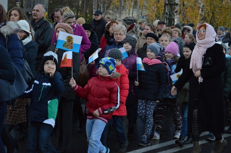 Powitanie ikony MB Częstochowskiej w Skierniewicach - Rawce