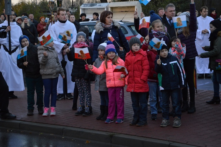 Powitanie ikony MB Częstochowskiej w Skierniewicach - Rawce