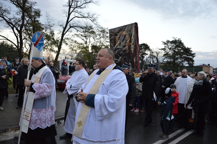 Powitanie ikony MB Częstochowskiej w Skierniewicach - Rawce