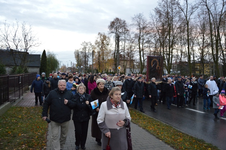 Powitanie ikony MB Częstochowskiej w Skierniewicach - Rawce