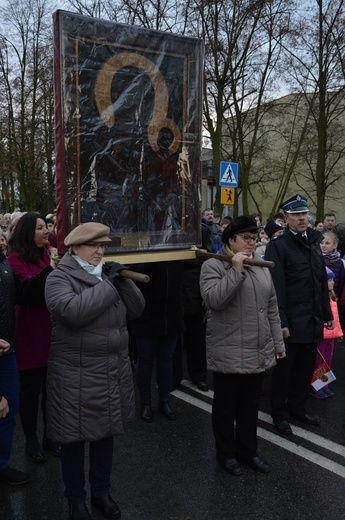 Powitanie ikony MB Częstochowskiej w Skierniewicach - Rawce