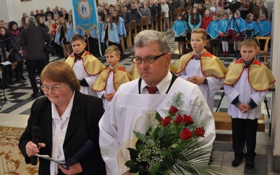 Smęgorzowscy parafianie witają gości