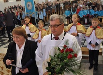 Smęgorzowscy parafianie witają gości