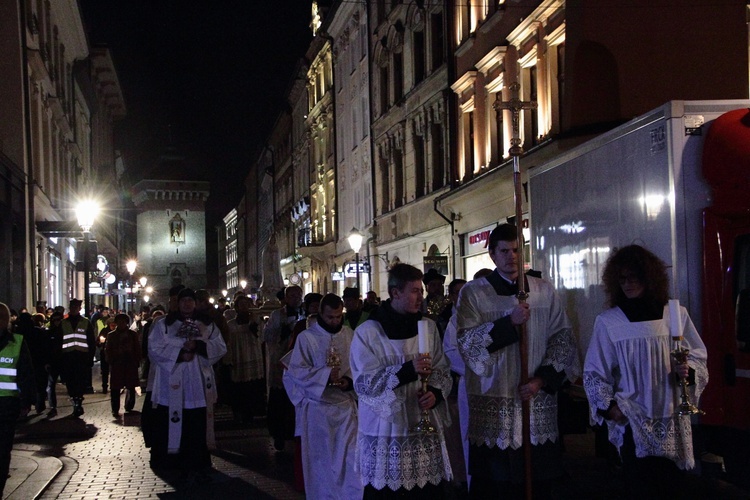 Wigilia Świętych w parafii Świętego Krzyża w Krakowie