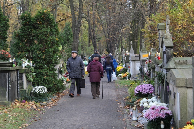 Procesja na cmentarzu Rakowickim 2016