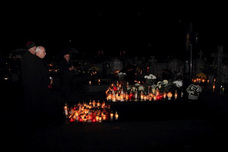 Msza św. w kaplicy grobowej Łubieńskich i Sobańskich