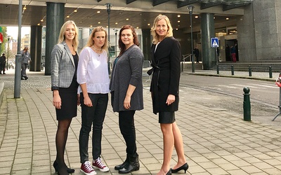 Od lewej Rebecca Ahlstrand,  Ellinor Grimmark, Linda Steen,  Ruth Nordström.