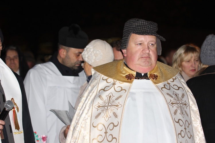 Powitanie ikony MB Częstochowskiej w parafii św. Stanisława w Skierniewicach