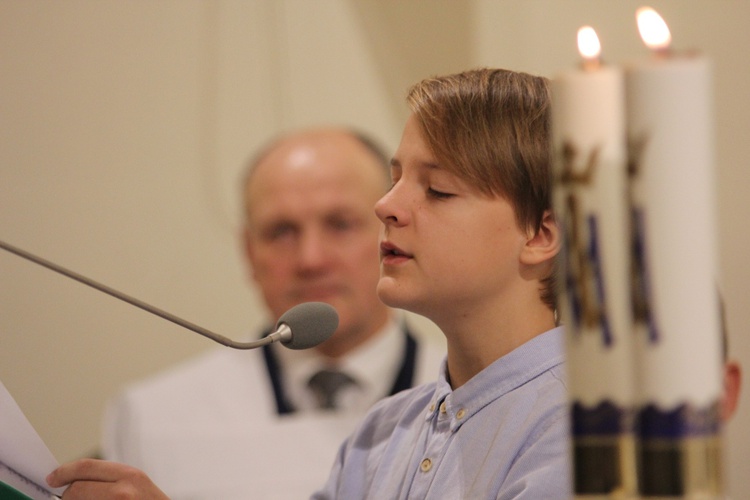 Powitanie ikony MB Częstochowskiej w parafii św. Stanisława w Skierniewicach