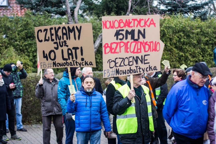 Blokada ulicy Bałtyckiej