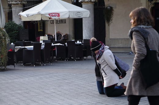 Flash mob w obronie prześladowanych chrześcijan 2016