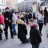 Flash mob w obronie prześladowanych chrześcijan 2016