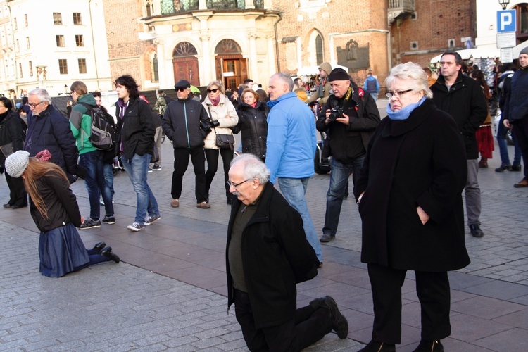 Flash mob w obronie prześladowanych chrześcijan 2016