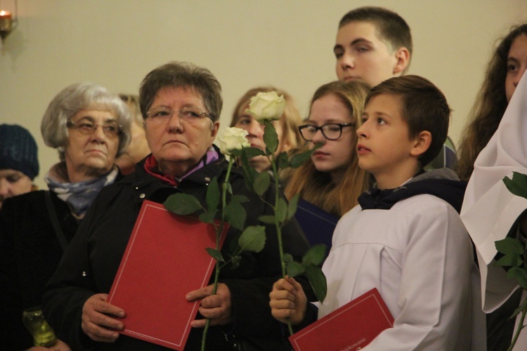 Powitanie ikony MB Częstochowskiej w parafii Miłosierdzia Bożego w Skierniewicach