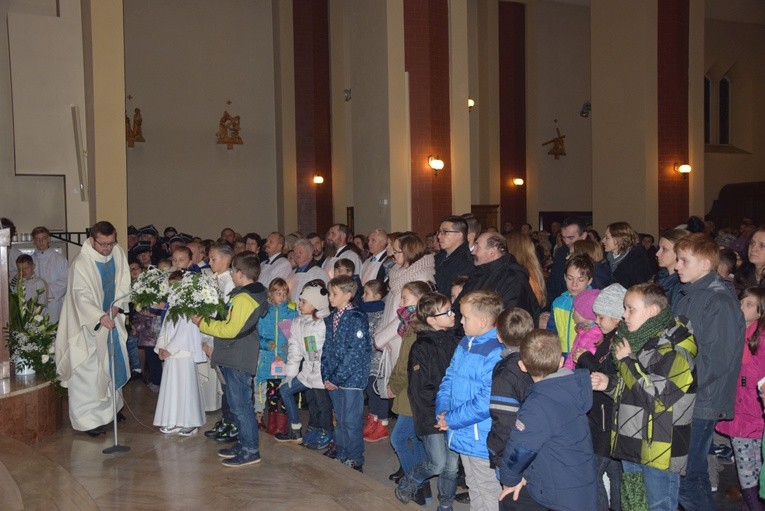 Powitanie ikony MB Częstochowskiej w parafii Najświętszego Serca Pana Jezusa w Skierniewicach