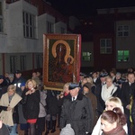 Powitanie ikony MB Częstochowskiej w parafii Najświętszego Serca Pana Jezusa w Skierniewicach