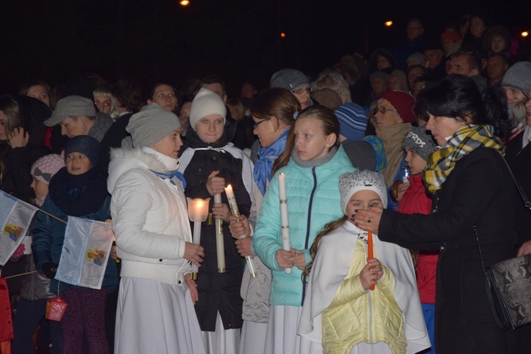 Powitanie ikony MB Częstochowskiej w parafii Najświętszego Serca Pana Jezusa w Skierniewicach