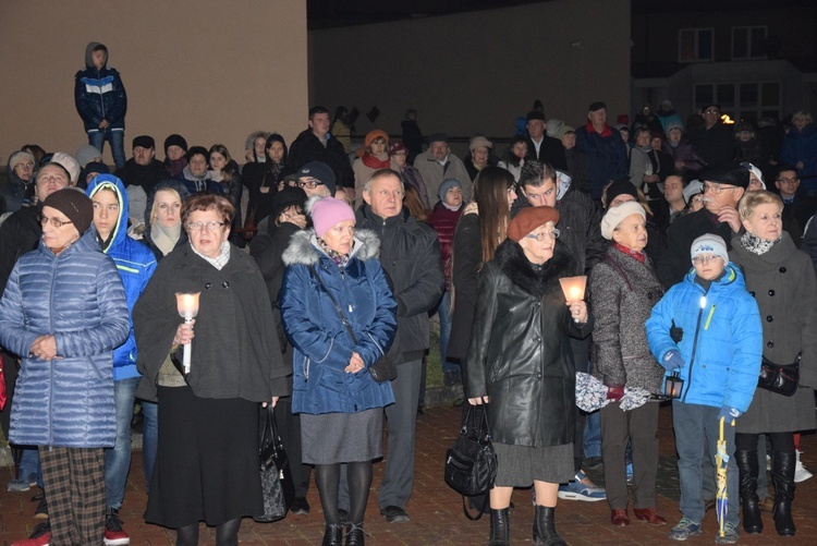 Powitanie ikony MB Częstochowskiej w parafii Najświętszego Serca Pana Jezusa w Skierniewicach