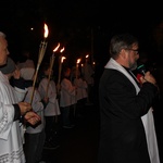 Powitanie ikony MB Częstochowskiej w parafii Niepokalanego Serca NMP w Skierniewicach